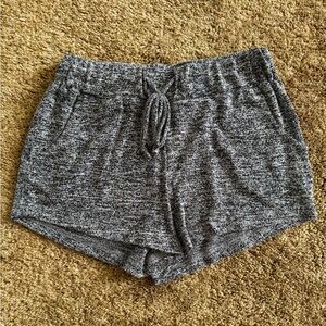 Heathered grey shorts; SUPER comfortable; perfect condition